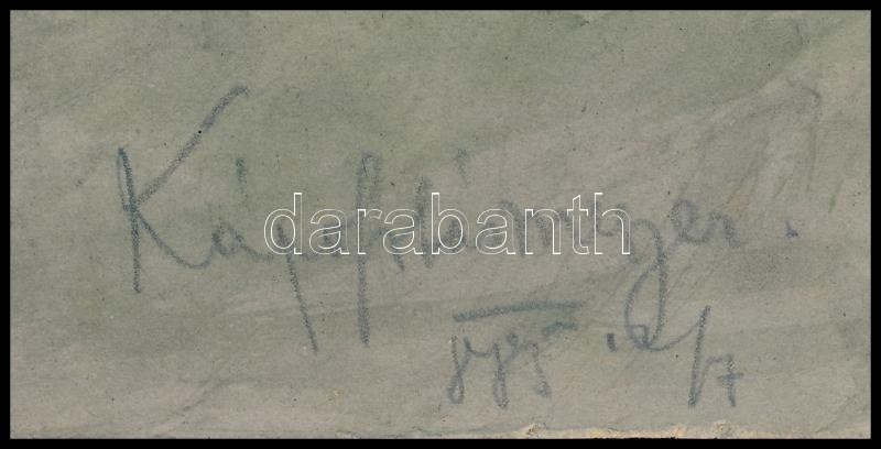 Kézdi Kovács László (1864-1942): Káposztásmegyer, 1885. Akvarell, ceruza, papír. Jelzés nélkül, Kézdi Kovács László autográf feliratával és datálásával jobbra lent. Proveniencia: Kézdi-Kovács László hagyatéka. Lapszéli - Image 2