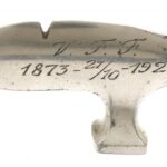 Ezüst (Ag) nyelű szivarvágó, jelzett, h: 17 cm - Image 2