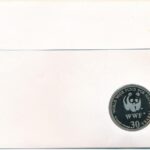 Belize DN (1991) 'A Világ Vadvédelmi Alap (WWF) 30. évfordulója - Panthera Onca (Jaguár)' kétoldalas Cu-Ni emlékérem érmés borítékban, bélyeggel és bélyegzéssel, német nyelvű ismertetővel T:PP kis patina Belize ND (1991) '30th - Image 2