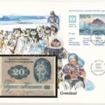 Dánia 1972. 20K borítékon grönlandi bélyeggel, bélyegzéssel T:I Denmark 1972. 20 Kroner in envelope with Greenlandic stamp and cancellation C:UNC