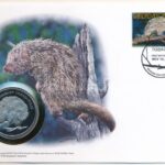 Trinidad és Tobago DN (1991) 'A Világ Vadvédelmi Alap (WWF) 30. évfordulója - Coendou Prehensilis (Amazoni kúszósül)' kétoldalas fém emlékérem érmés borítékban, bélyeggel és bélyegzéssel, német nyelvű ismertetővel T:PP