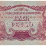 1944. 1000P 'A Vörös Hadsereg Parancsnoksága' 'TP 584006' T:III körbevágva Adamo P48