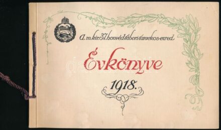 1918. A M. Kir. 37. Honvéd Tábori Tarackos Ezred évkönyve 1918. Összeállította és Beniczek József ezredesnek, az első ezredparancsnoknak, szeretettel ajánlja az ezred tisztikara. Bp., Hornyánszky V.-ny., 77 p. Szövegközti