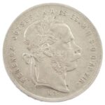 1875KB 1Ft Ag 'Ferenc József / Középcímer' Körmöcbánya T:2- patina / Hungary 1875KB 1 Forint Ag 'Franz Joseph' Kremnitz C:VF patina Unger III.: 1464.a, Huszár: 2138., Adamo M15 - Image 2