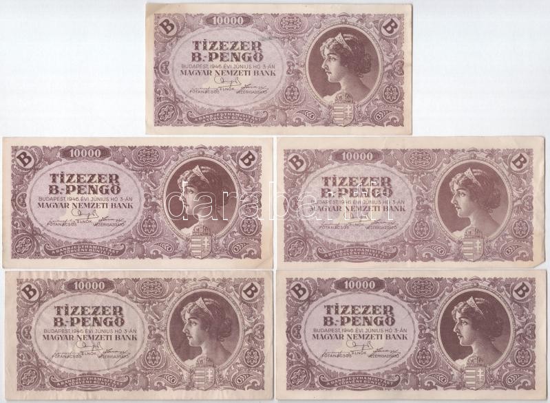 1946. 10.000BP (5x) T:III Adamo P35
