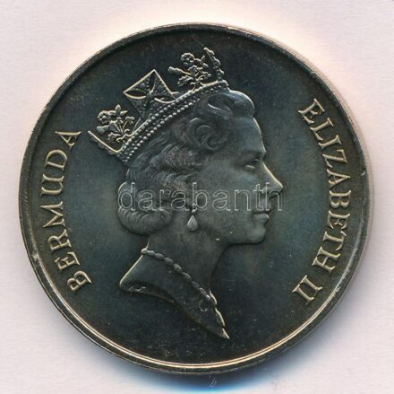 Bermuda 1986. 1$ Cu-Ni 'A Világ Vadvédelmi Alap (WWF) 25. évfordulója' T:1- Bermuda 1986. 1 Dollar Cu-Ni '25th Anniversary of the World Wildlife Fund' C:AU Krause KM#49