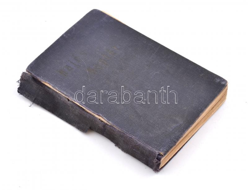 1913 Magyar hajós-naptár. Folyamhajózási évkönyv. 1913. Szerk.: Olofson Gusztáv XIII. évf. Bp., . Kiadói kopott egészvászon-kötés, sérült gerinccel, - Image 2