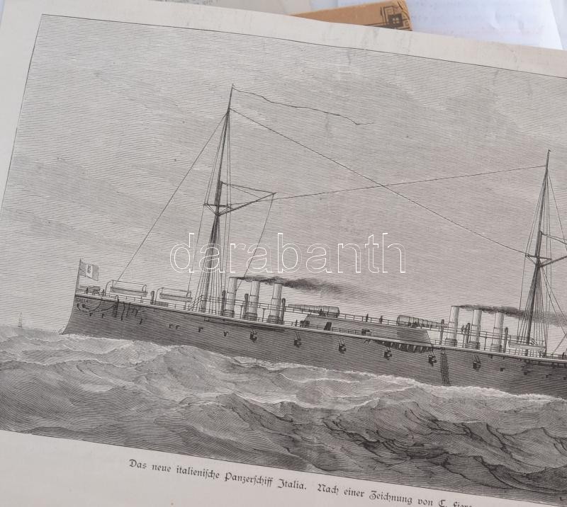 Hadihajózással, hajózással kapcsolatos képek, fotók tételben. I. világháborús érdekes fotók, régebbi metszetek, modern reprodukciók vegyesen - Image 3