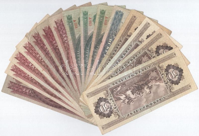1957-1986. 10Ft-100Ft (15x) T:III,III- - Image 2