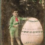 1916 Bucna Pasqua! / Húsvéti üdvözlet / Easter greeting 'K.U.K. MARINEFELDPOSTAMT' (fl)