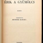 Steinbeck, John: Érik a gyümölcs. Ford.: Benedek Marcell. Bp., [1940], Singer és Wolfner, 570+(2) p. Kiadói egészvászon-kötés, szakadt kiadói papír védőborítóban. - Image 2