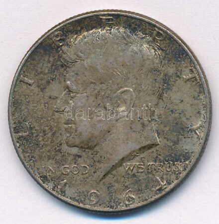 Amerikai Egyesült Államok 1964. 1/2$ Ag 'Kennedy' T:2 patina USA 1964. 1/2 Dollar Ag 'Kennedy' C:XF patina Krause KM#202