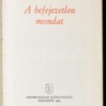 Déry Tibor: A befejezetlen mondat. I-III. köt. Bp., 1963, Szépirodalmi Könyvkiadó. Kiadói egészvászon-kötés. - Image 2