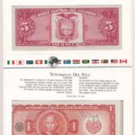 Ecuador 1983. 5S + El Salvador 1982. 1C, mindkettő bankjegyes borítékban T:I Ecuador 1983. 5 Sucres + El Salvador 1982. 1 Colon, both in banknote envelope C:UNC - Image 2