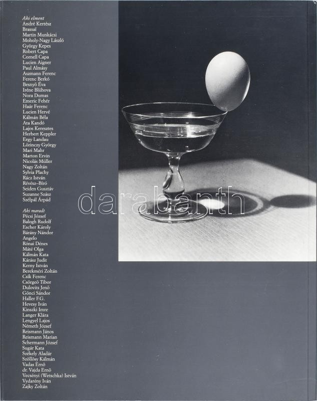 Kincses Károly: Fotográfusok. Made in Hungary. Aki elment, aki maradt. Bp., 1998, Magyar Fotográfiai Múzeum - Frederico Motta Editore. André Kertész, Brassai, Moholy-Nagy László, Martin Munkácsi, Kepes György, Robert Capa, Aszmann Ferenc, - Image 2