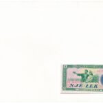 Albánia 1976. 1L felbélyegzett borítékban, bélyegzéssel T:I Albania 1976. 1 Lek in envelope with stamp and cancellation C:UNC - Image 2