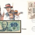 Lengyelország 1982. 10Zl felbélyegzett borítékban, bélyegzéssel T:I Poland 1982. 10 Zlotych in envelope with stamp and cancellation C:UNC
