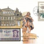 Német Demokratikus Köztársaság 1975. 5M felbélyegzett borítékban, bélyegzéssel T:I German Democratic Republic 1975. 5 Mark in envelope with stamp and cancellation C:UNC