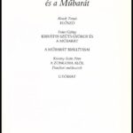 Szűcs György - Krivátsy-Szűts Péter: Krivátsy-Szűts György és Műbarát. Konok Tamás előszavával. Krivátsy-Szűts Péter: A zongora alól. Fiatalkori emlékezések. Utóirat. Békéscsaba, 1999., Typografika Kft. Kiadói papírkötés. - Image 3