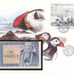 Izland 1961. 10K borítékon grönlandi bélyeggel, bélyegzéssel T:I Iceland 1961. 10 Kronur in envelope with Greenlandic stamp and cancellation C:UNC