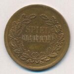 Német Birodalom DN 'Spielmarke' Cu játékpénz T:2 Germany ND 'Spielmarke' Cu gaming token C:XF