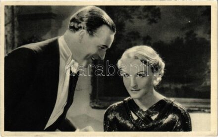 Az 1935. évad filmszenzációja: A Sziget - a diplomácia kulisszatitkai: Willy Fritsch, Brigitte Helm. Uránia mozi reklám / Die Insel. Hungarian cinema advertisement (EK)