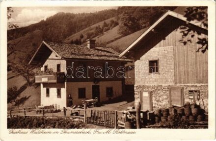Thumersbach, Gasthaus Waldheim, F. u. M. Rottmaier