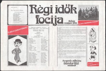 1973 Régi idők focija c. film ismertetője