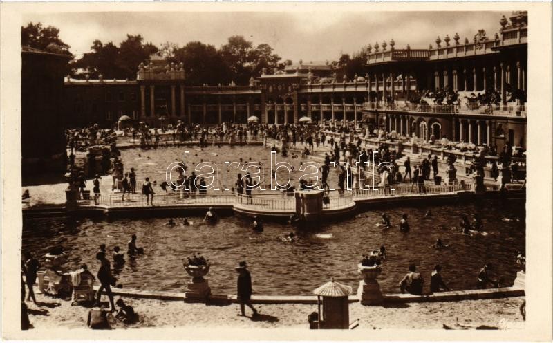 1923 Budapest XIV. Széchenyi gyógyforrás strandfürdője