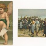 11 db RÉGI használatlan Stengel litho művész motívumlap / 11 pre-1945 unused Stengel litho art motive postcards - Image 2