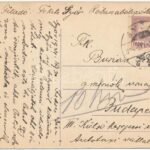 1924 Győr, vasútállomás, utcai árus, Kalodont reklám. Vasúti levelezőlapárusítás 472. (EK) - Image 2