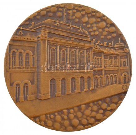 Garamkeszi János (1936-2014) DN 'Cegléd városért' kétoldalas bronz emlékérem (59mm) T:1-