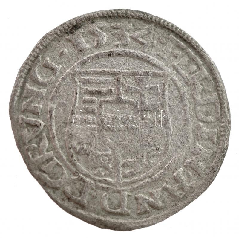 1534K-B Denár Ag 'I. Ferdinánd' (0,47g) T:2 patina Hungary 1534K-B Denar Ag 'Ferdinand I' (0,47g) C:XF patina Huszár: 935., Unger II.: 745.a