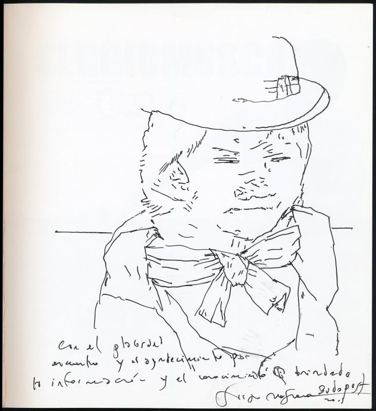 Sergio Moscona Mis Obras 2001-2007. hn., én., Ismery's Gallery. Spanyol és francia nyelven. A művész, Sergio Moscona grafikáinak reprodukcióival gazdagon illusztrált. Kiadói papírkötés. A művész, Sergio Moscona rajzos DEDIKÁCIÓJÁVAL - Image 3