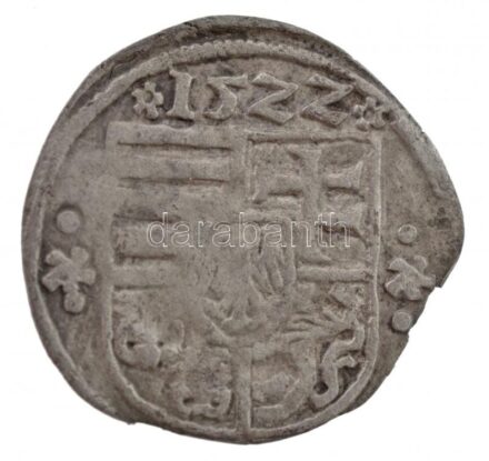 1522L-B Denár Ag 'II. Lajos' (0,48g) T:2,2- peremhiány Hungary 1522L-B Denar Ag 'Louis II' (0,48g) C:XF,VF a part of the edge is missing Huszár: 846., Unger I.: 675.a