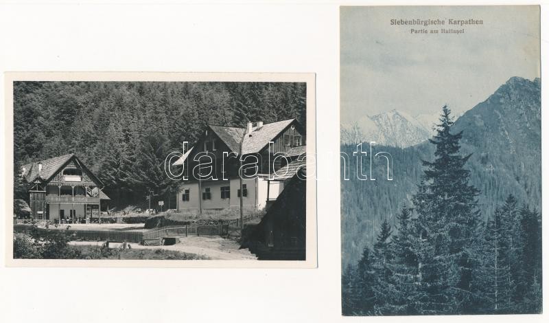 4 db RÉGI erdélyi képeslap / 4 pre-1945 Transylvanian town-view postcards - Image 2