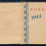 1944 Mini zsebnaptár, 5x3,5 cm
