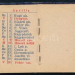 1944 Mini zsebnaptár, 5x3,5 cm - Image 2