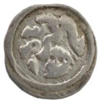 1235-1270. Obulus Ag 'IV. Béla' (0,26g) T:2 Hungary 1235-1270. Obulus Ag 'Bela IV' (0,26g) C:XF Huszár: 340., Unger I.: 256C - Image 2