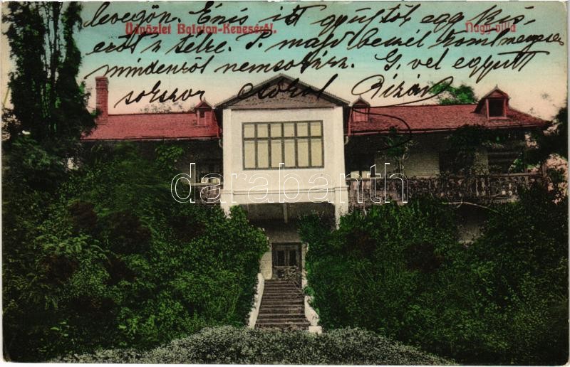 Balatonkenese, Nagy villa. Rosenthal Dávid kiadása