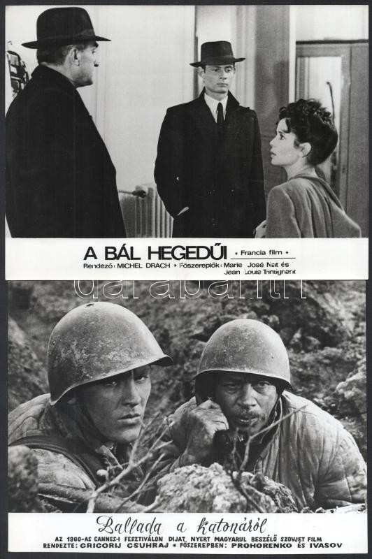 cca 1988 előtt, külföldön készült filmek egy-egy jelenete, 17 db vintage produkciós filmfotó, ezüst zselatinos fotópapíron, a használatból eredő - esetleges - kisebb hibákkal, 18x24 cm - Image 3