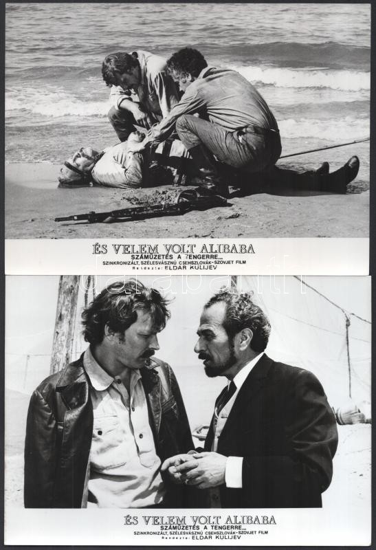 cca 1975 ,,És velem volt Alibaba' című csehszlovák - szovjet film jelenetei és szereplői, 17 db vintage produkciós filmfotó, ezüst zselatinos fotópapíron, a használatból eredő - esetleges - kisebb hibákkal, 18x24 cm - Image 2