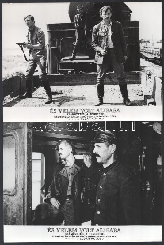 cca 1975 ,,És velem volt Alibaba' című csehszlovák - szovjet film jelenetei és szereplői, 17 db vintage produkciós filmfotó, ezüst zselatinos fotópapíron, a használatból eredő - esetleges - kisebb hibákkal, 18x24 cm - Image 4