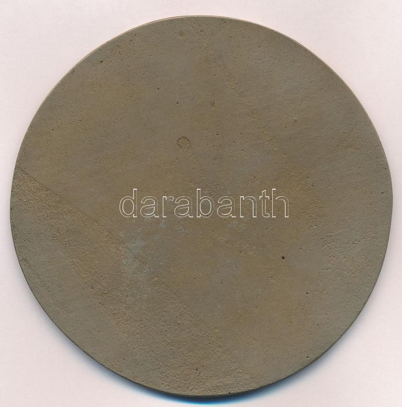 DN Jávorszarvast ábrázoló, egyoldalas, öntött Br plakett 'ELARÓM(?)' jelzéssel (97mm) T:1- - Image 2
