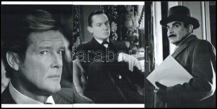 Különböző időben készült bűnügyi filmek hivatásos és ,,amatőr' nyomozói, akik mindig felderítik a bűntények tetteseit és indítékaikat, 6 db mai nagyítás, 10x15 cm