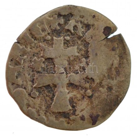 1373-1382 'szerecsenfejes' Denár Ag 'I. Nagy Lajos' (0,39g) T:2- kis kitörés, repedés Hungary 1373-1382 Denar Ag 'Louis I' (0,39g) C:VF cracked Huszár: 547., Unger I.: 432.g