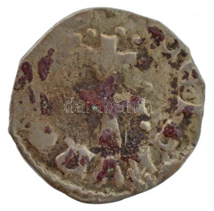 1373-1382 'szerecsenfejes' Denár Ag 'I. Nagy Lajos' (0,55g) T:3 patina Hungary 1373-1382 Denar Ag 'Louis I' (0,55g) C:F patina Huszár: 547., Unger I.: 432.i