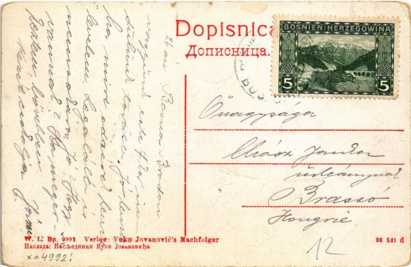 Brod, Bosanski Brod; Sava river. W.L. Bp. 9992. Verlag Vuko Jovanovic (worn corners) - Image 2