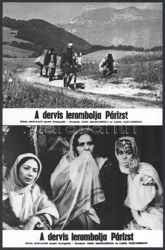 cca 1980 ,,A dervis lerombolja Párizst' című szovjet film jelenetei és szereplői, 13 db vintage produkciós filmfotó, ezüst zselatinos fotópapíron, a használatból eredő - esetleges - kisebb hibákkal, 18x24 cm - Image 3