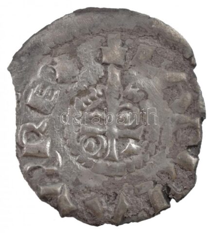 1077-1095. Denár Ag 'I. László' (0,50g) T:2,2- kitörés Hungary 1077-1095. Denar Ag 'Ladislaus I' (0,50g) C:XF,VF cracked Huszár 21., Unger I.: 15.